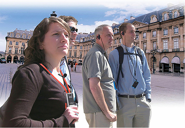 Gruppenführung mit CityGuide TourGuide System